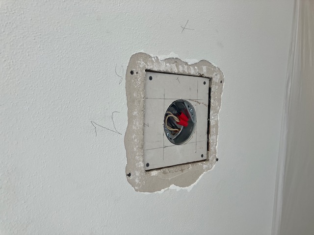 Photo 2 of typical plaster repair